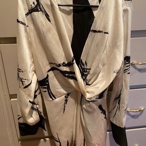 ZARA Blouse Low Neck